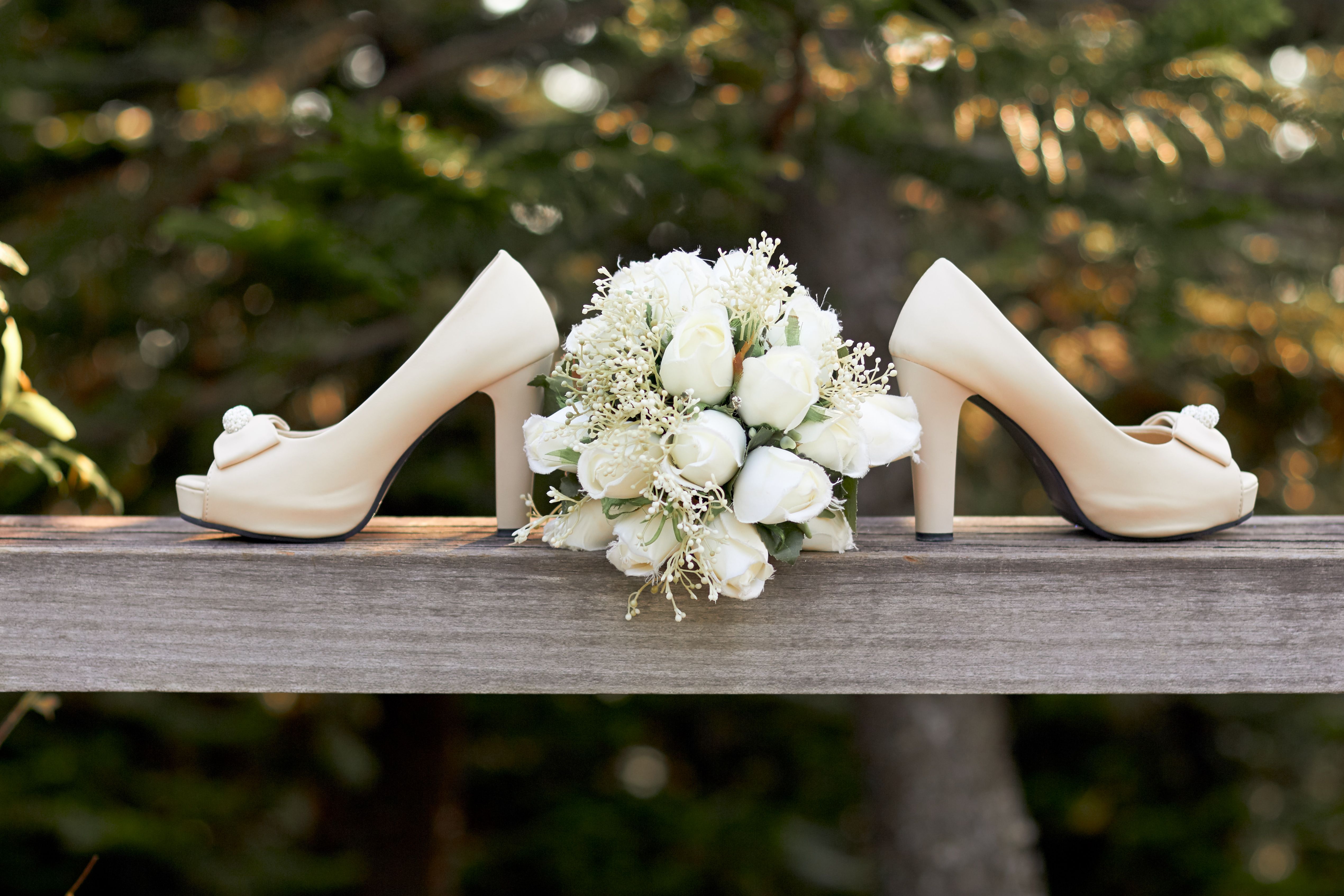 white heels
